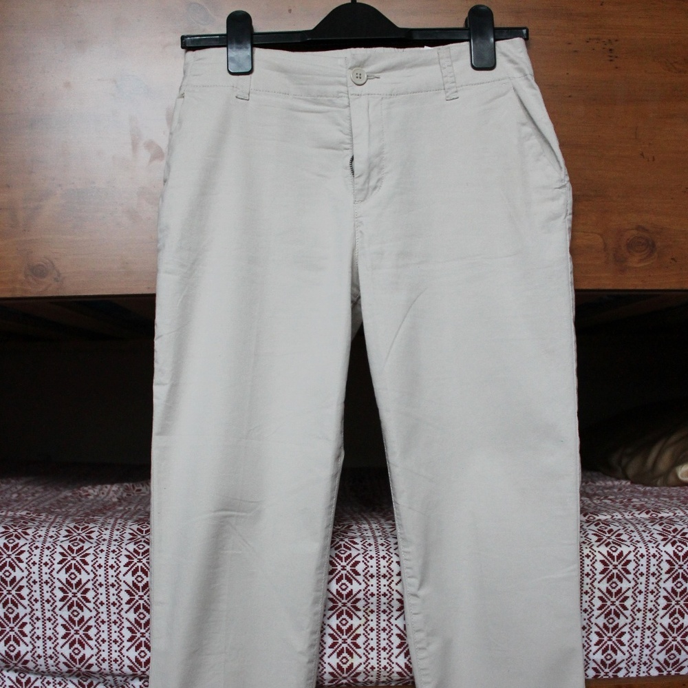 H&M Cotton Beige Pants US 4 NEW without Tags